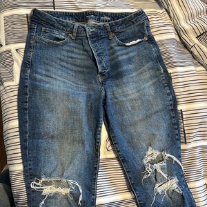 Old Navy High-Rise OG straightt secret smooth pockets size 14